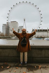 Woman In Brown Coat 1906879